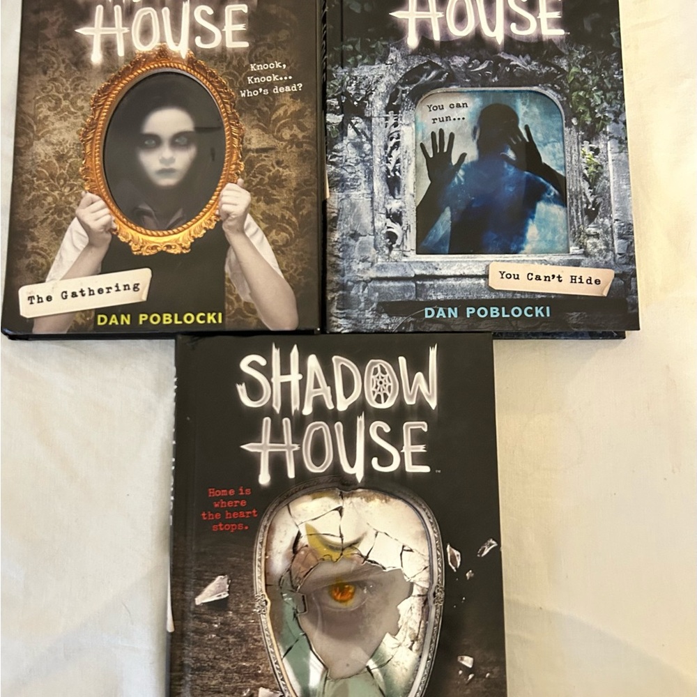 New Shadow House Books 1-3 Bundle-Dan Poblocki -Scholastic